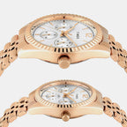 Trendline Couple Quartz Silver Dial Multi-Function Stainless Steel Watch TW00PR346