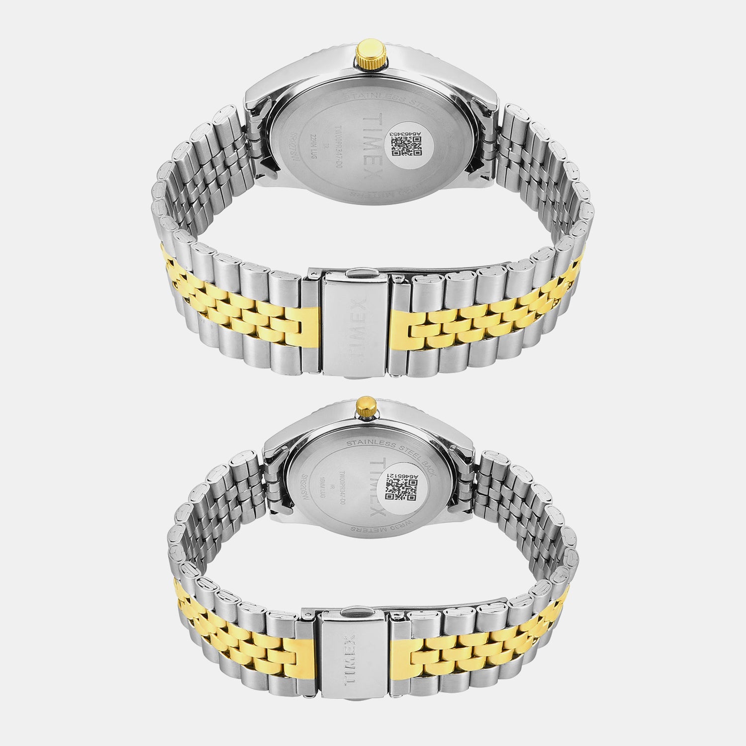 Trendline Pair Quartz Dial Multi-Function Stainless Steel Watch TW00PR347