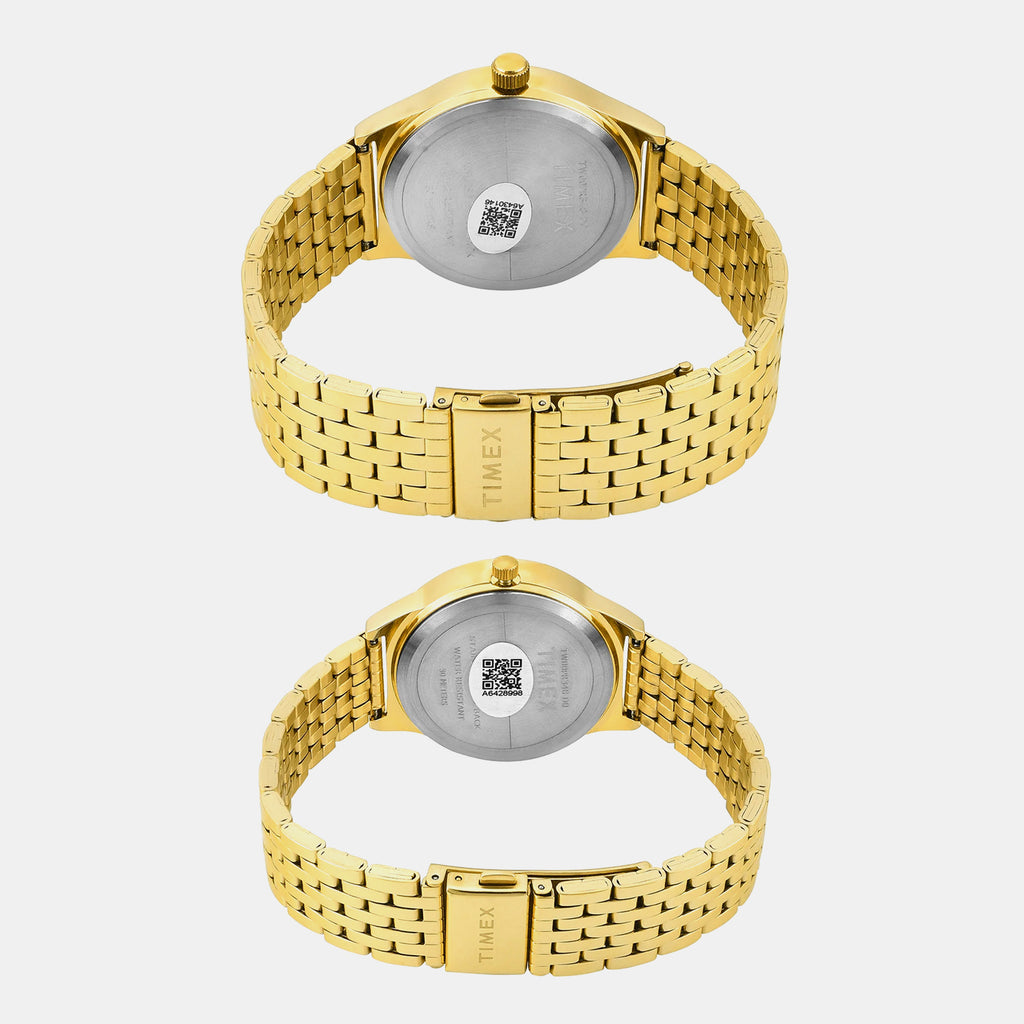 Trendline Pair Quartz Dial Multi-Function Stainless Steel Watch TW00PR348