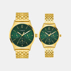 Trendline Pair Quartz Dial Multi-Function Stainless Steel Watch TW00PR348