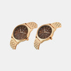 Trendline Pair Quartz Dial Multi-Function Stainless Steel Watch TW00PR349