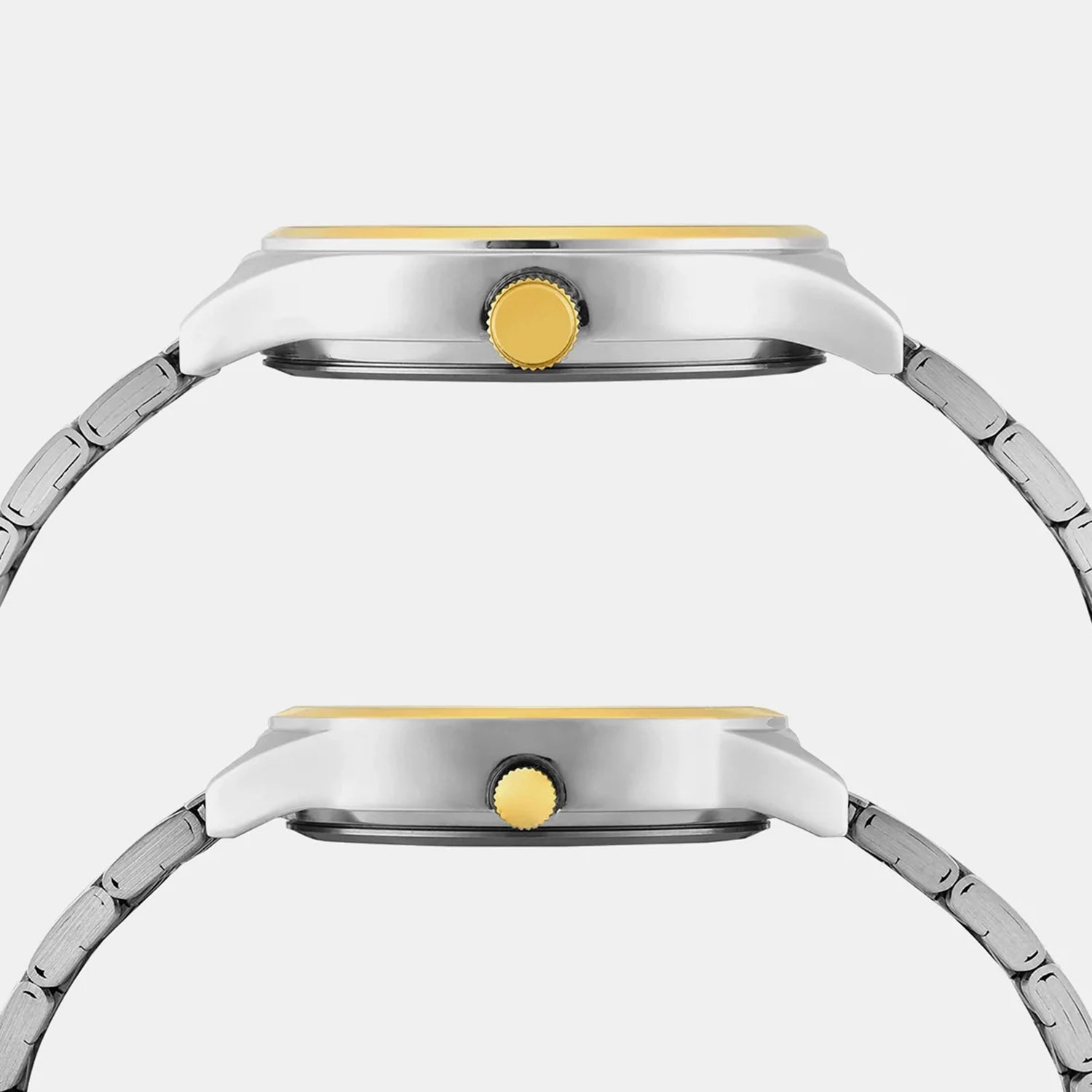 Trendline Couple Quartz Silver Dial Multi-Function Stainless Steel Watch TW00PR350