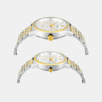 Trendline Pair Quartz Dial Multi-Function Stainless Steel Watch TW00PR350
