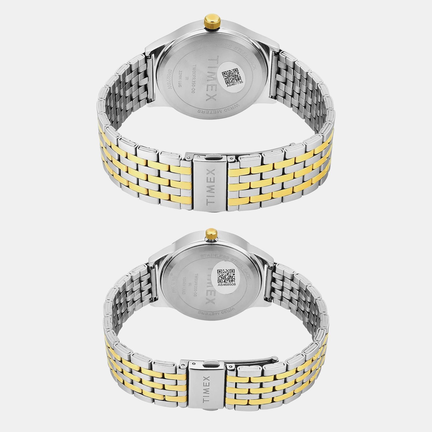 Trendline Pair Quartz Dial Multi-Function Stainless Steel Watch TW00PR350
