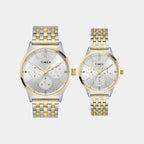 Trendline Pair Quartz Dial Multi-Function Stainless Steel Watch TW00PR350