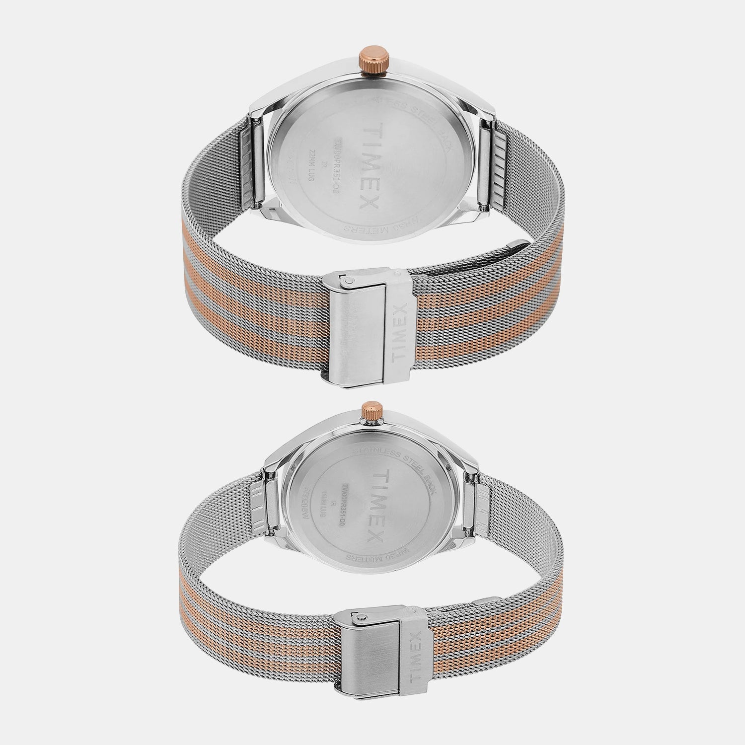 Trendline Pair Quartz Dial Analog Stainless Steel Watch TW00PR351
