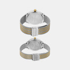 Trendline Pair Quartz Dial Analog Stainless Steel Watch TW00PR352