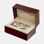 Trendline Pair Quartz Dial Analog Stainless Steel Watch TW00PR352