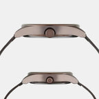 Trendline Couple Quartz Brown Dial Analog Stainless Steel Watch TW00PR353