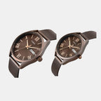 Trendline Pair Quartz Dial Analog Stainless Steel Watch TW00PR353