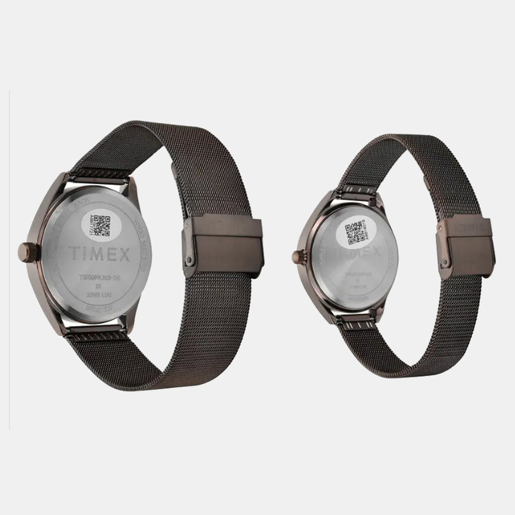 Trendline Pair Quartz Dial Analog Stainless Steel Watch TW00PR353