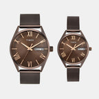 Trendline Pair Quartz Dial Analog Stainless Steel Watch TW00PR353