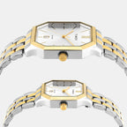 Trendline Couple Quartz Silver Dial Analog Stainless Steel Watch TW00PR354