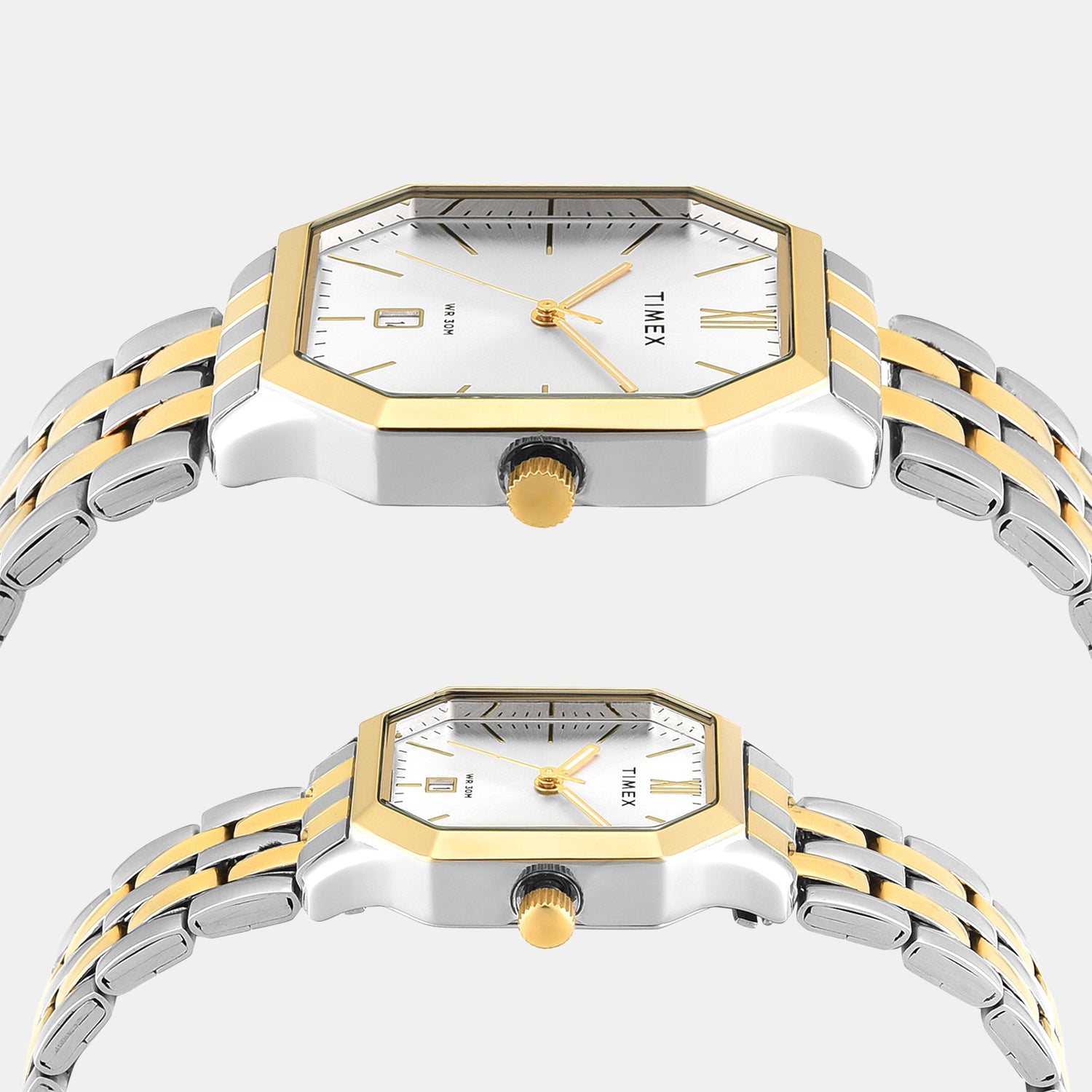 Trendline Couple Quartz Silver Dial Analog Stainless Steel Watch TW00PR354