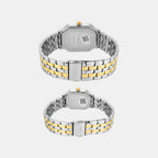 Trendline Couple Quartz Silver Dial Analog Stainless Steel Watch TW00PR354