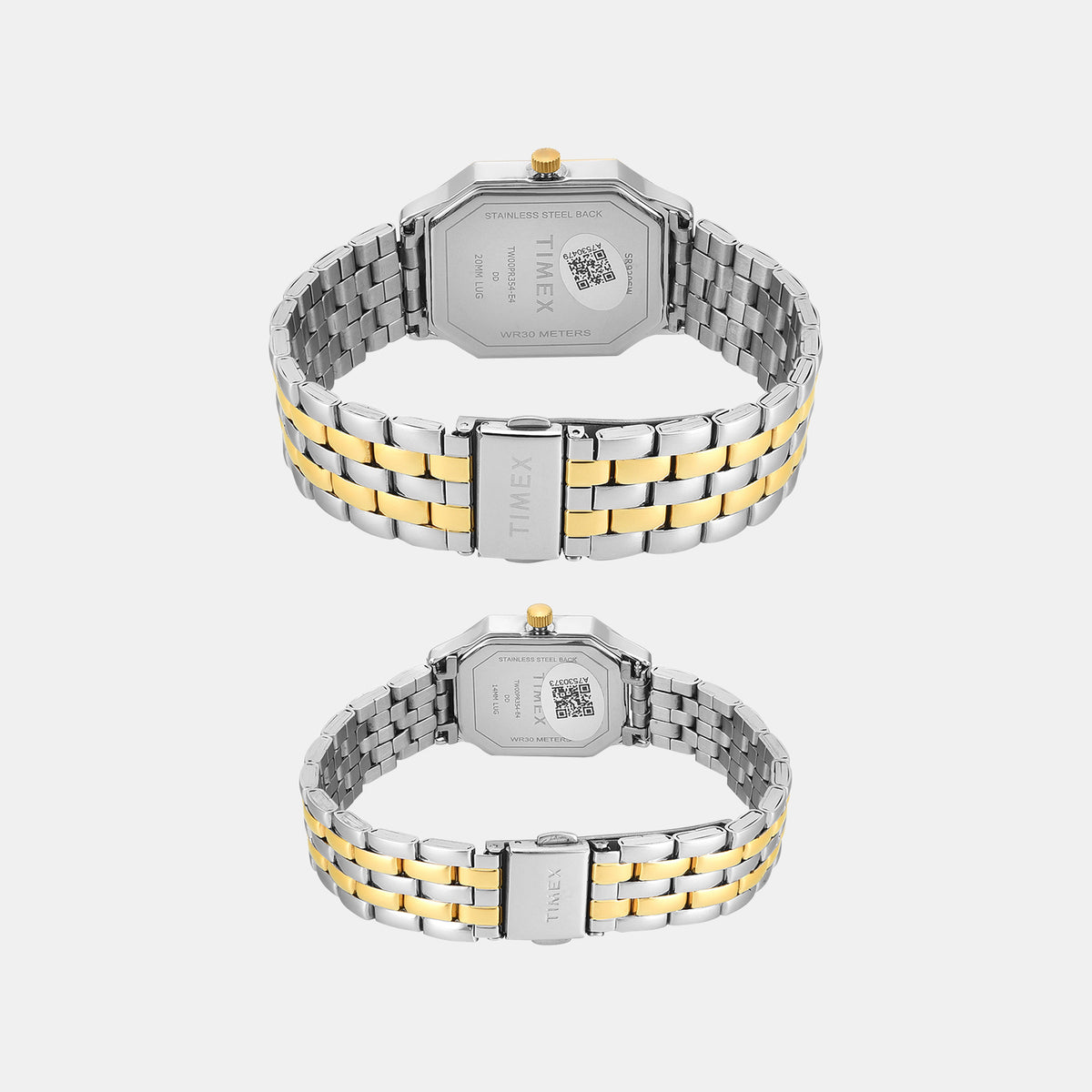 Trendline Couple Quartz Silver Dial Analog Stainless Steel Watch TW00PR354