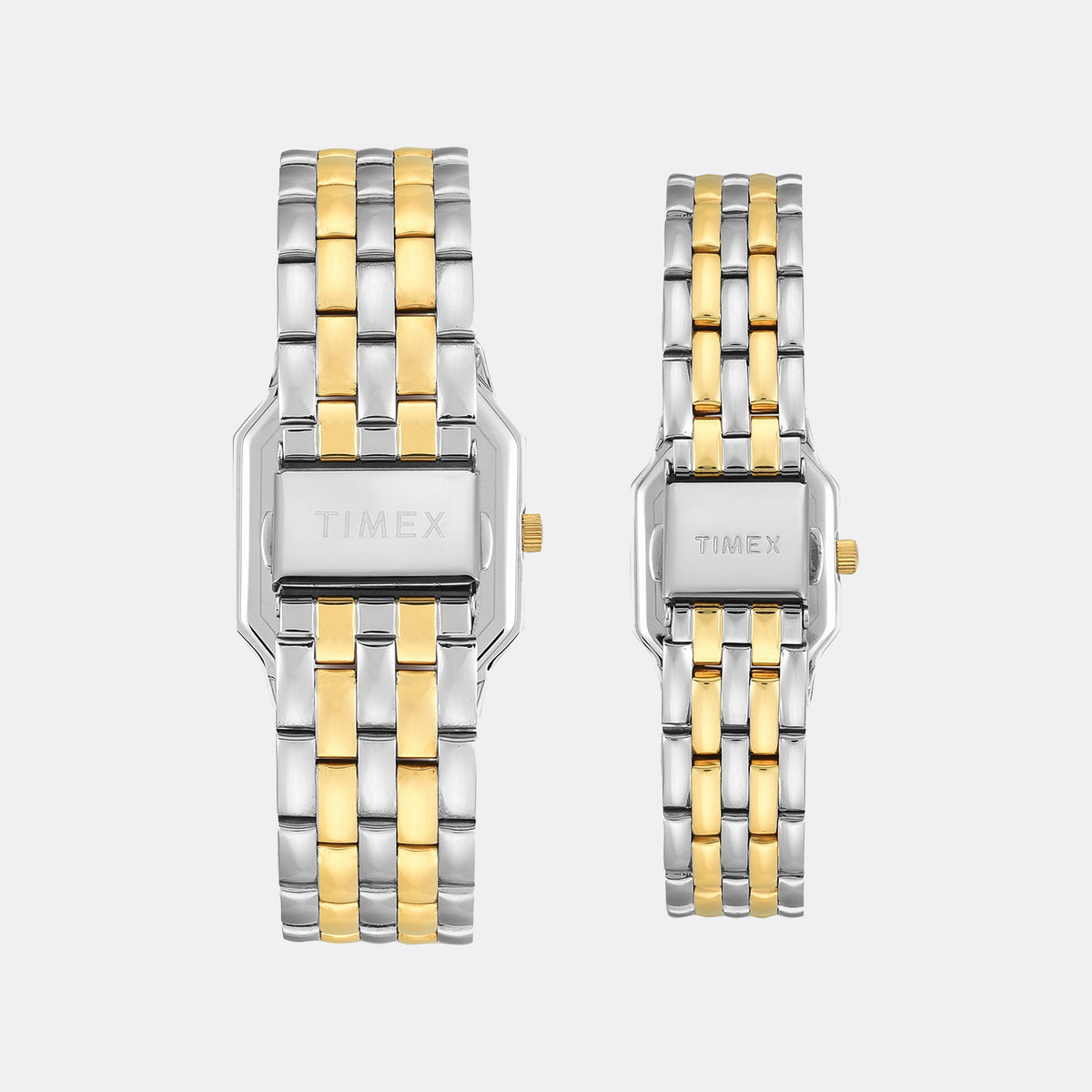Trendline Couple Quartz Silver Dial Analog Stainless Steel Watch TW00PR354