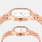 Trendline Couple Quartz White Dial Analog Stainless Steel Watch TW00PR355
