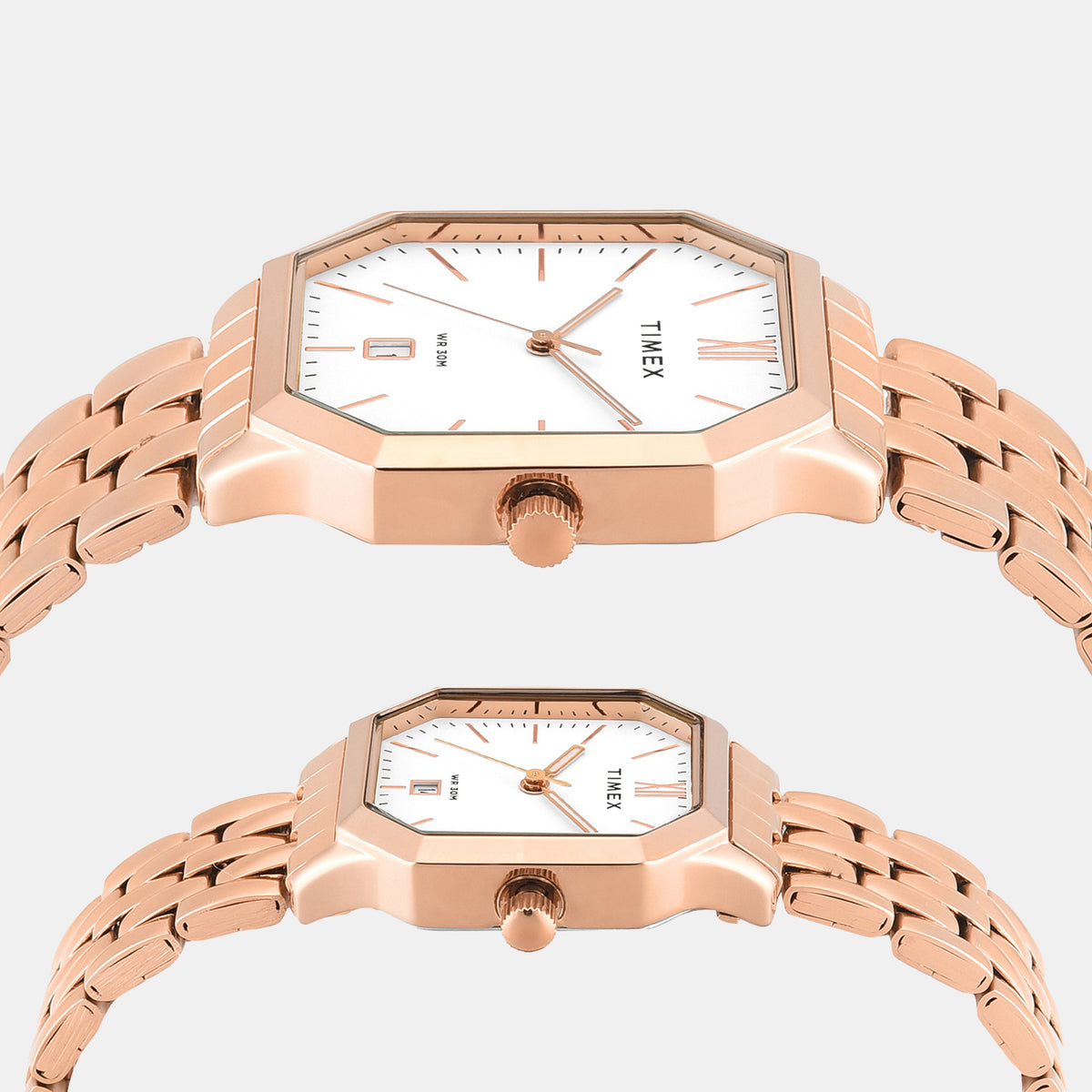 Trendline Couple Quartz White Dial Analog Stainless Steel Watch TW00PR355