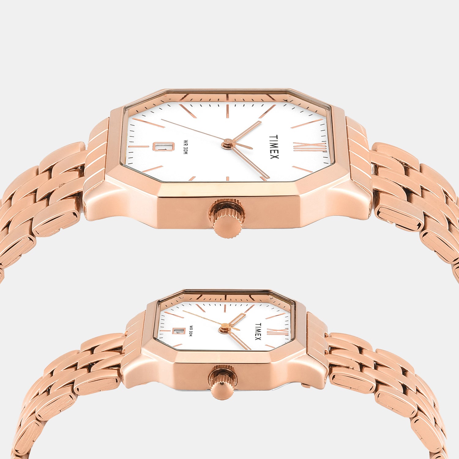 Trendline Couple Quartz White Dial Analog Stainless Steel Watch TW00PR355