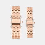 Trendline Couple Quartz White Dial Analog Stainless Steel Watch TW00PR355