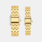 Trendline Couple Quartz Teal Dial Analog Stainless Steel Watch TW00PR356