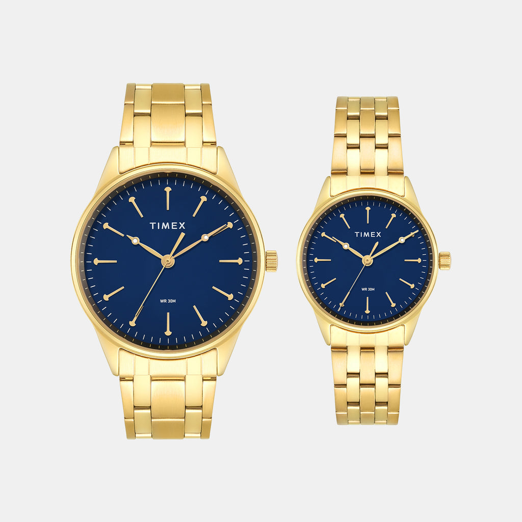 Trendline Couple Quartz Dial Analog Stainless Steel Watch TW00PR357