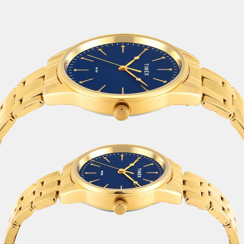 Trendline Couple Quartz Dial Analog Stainless Steel Watch TW00PR357
