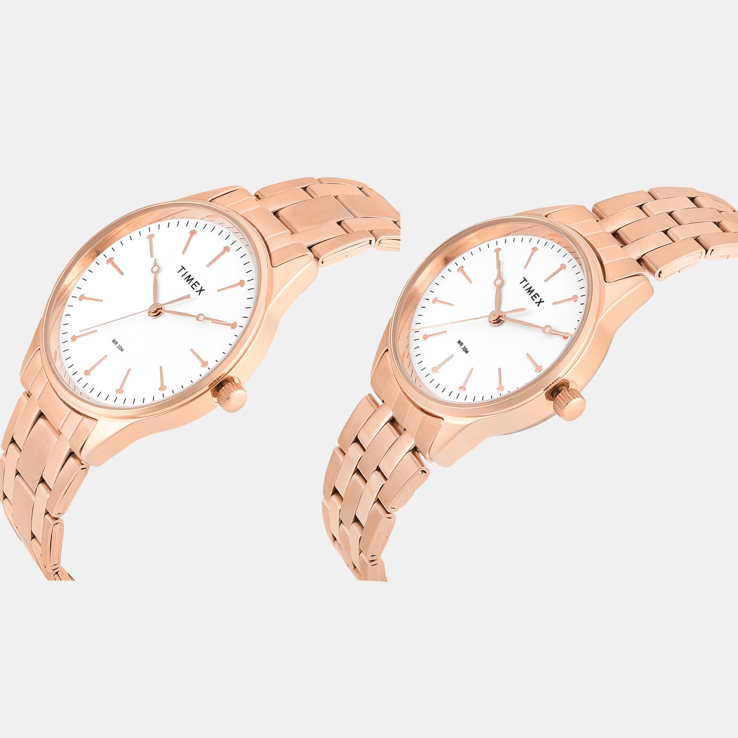 Trendline Couple Quartz Dial Analog Stainless Steel Watch TW00PR358