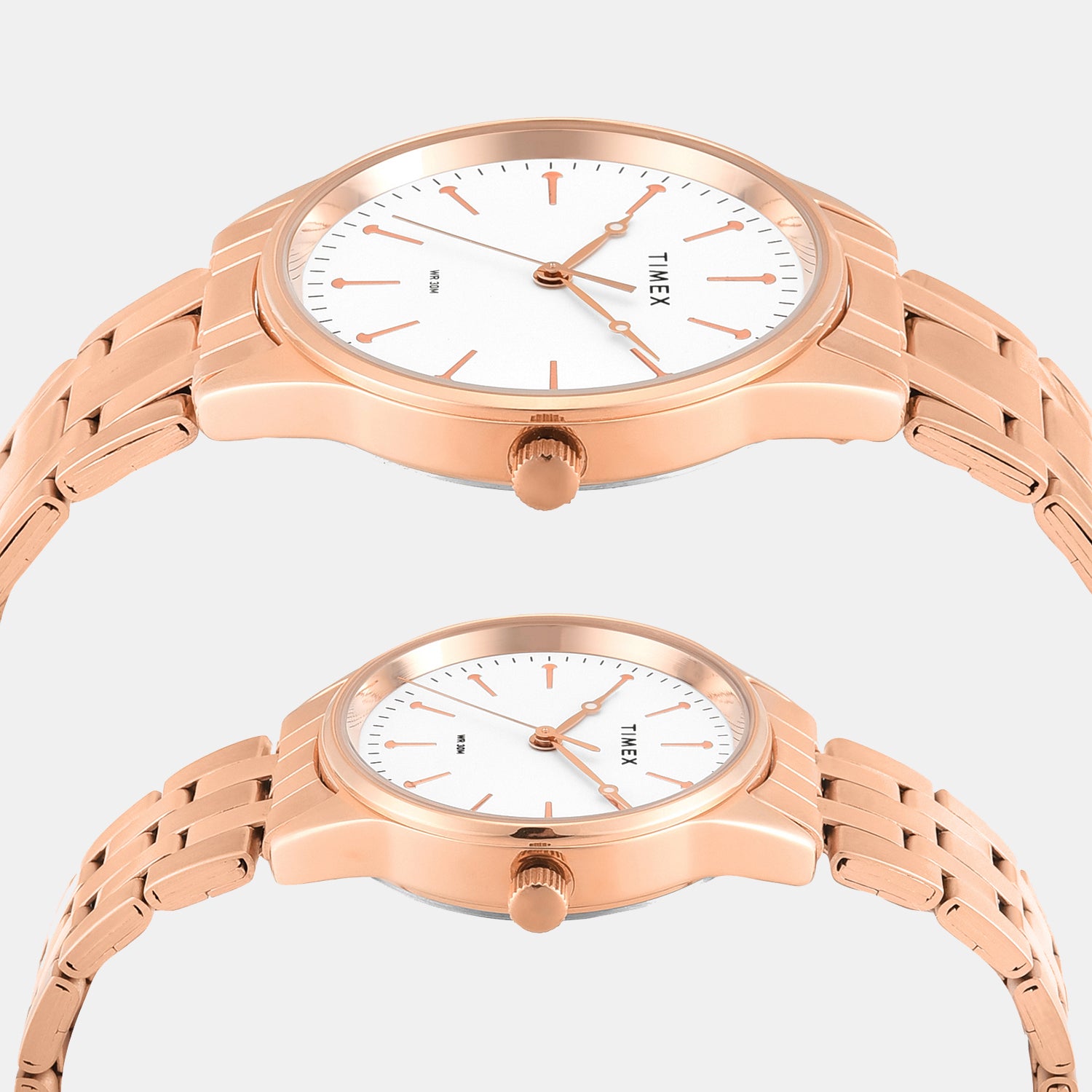 Trendline Couple Quartz Dial Analog Stainless Steel Watch TW00PR358