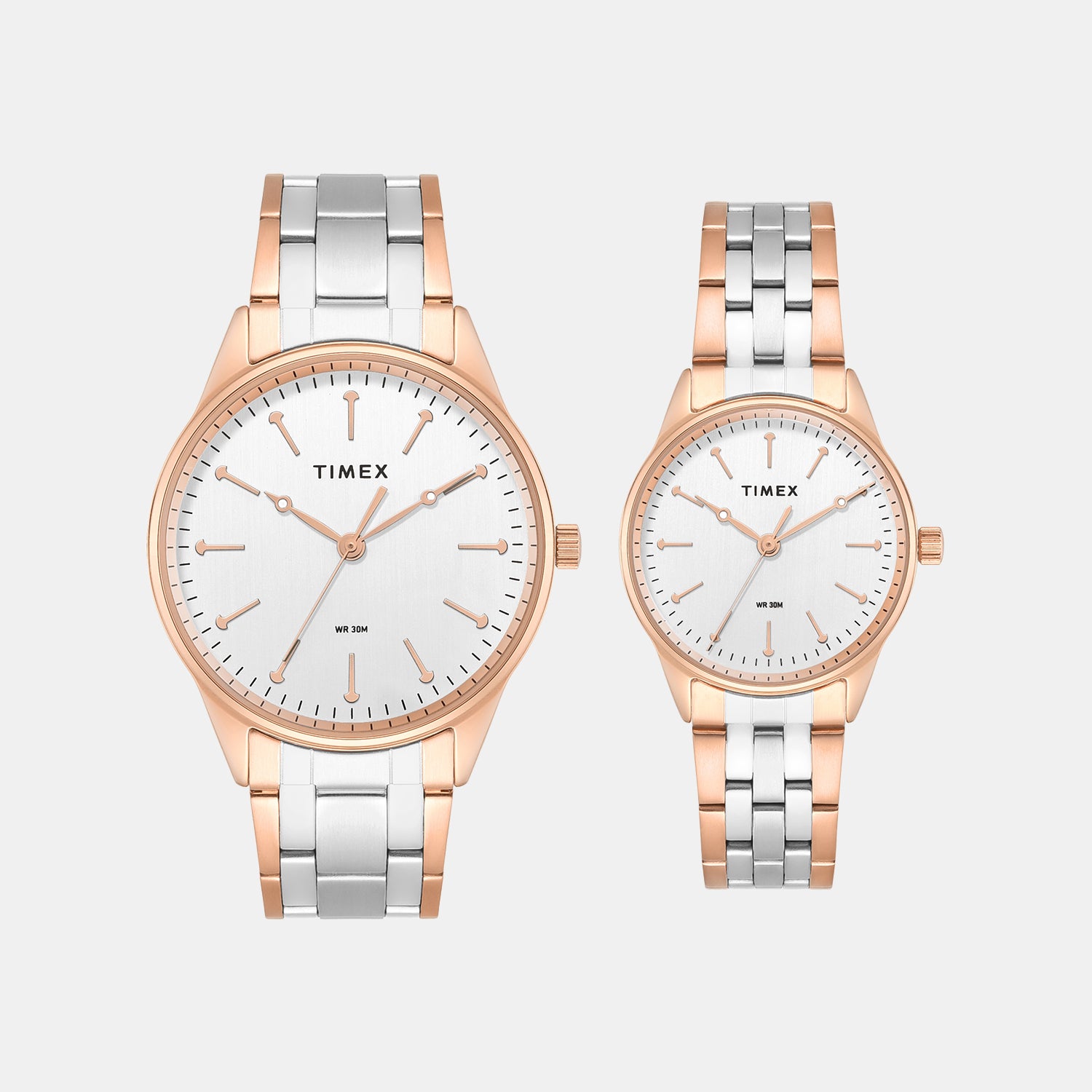 Trendline Couple Quartz Dial Analog Stainless Steel Watch TW00PR359