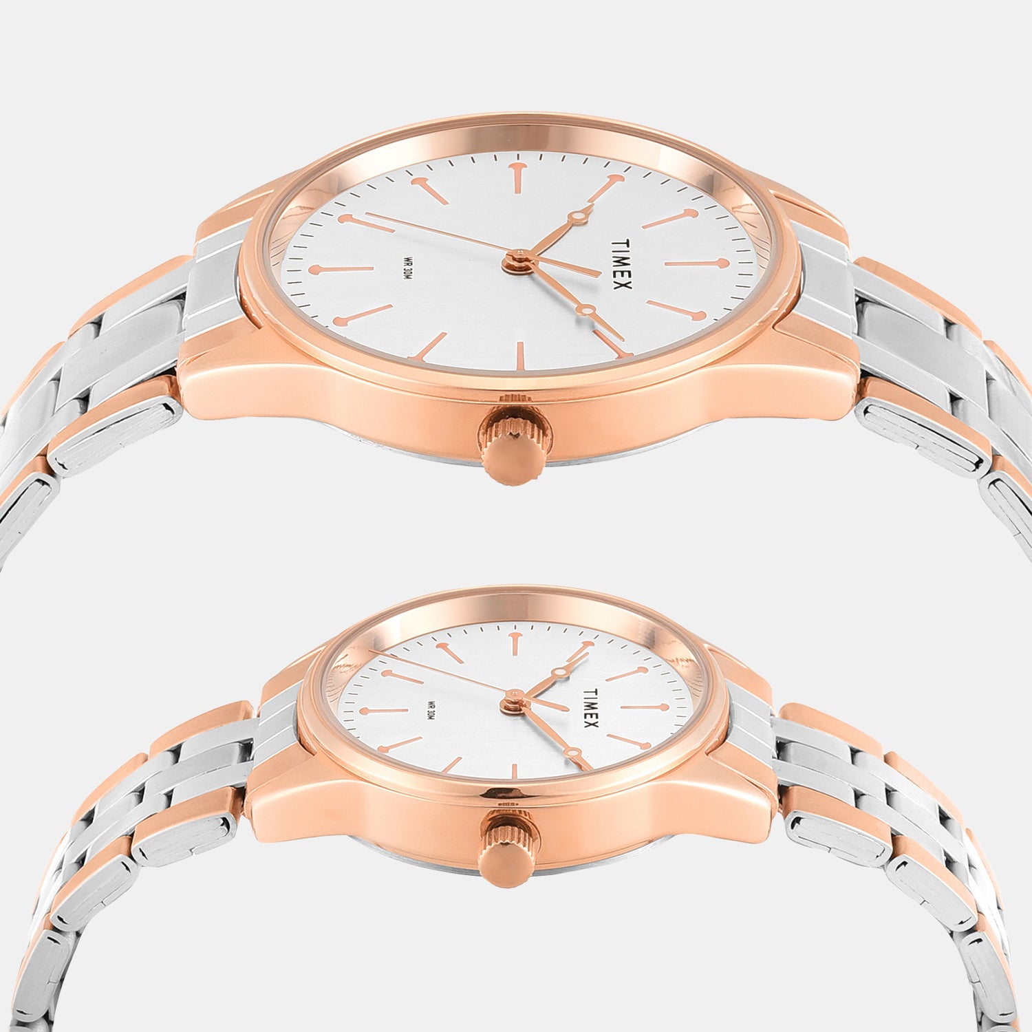 Trendline Couple Quartz Dial Analog Stainless Steel Watch TW00PR359