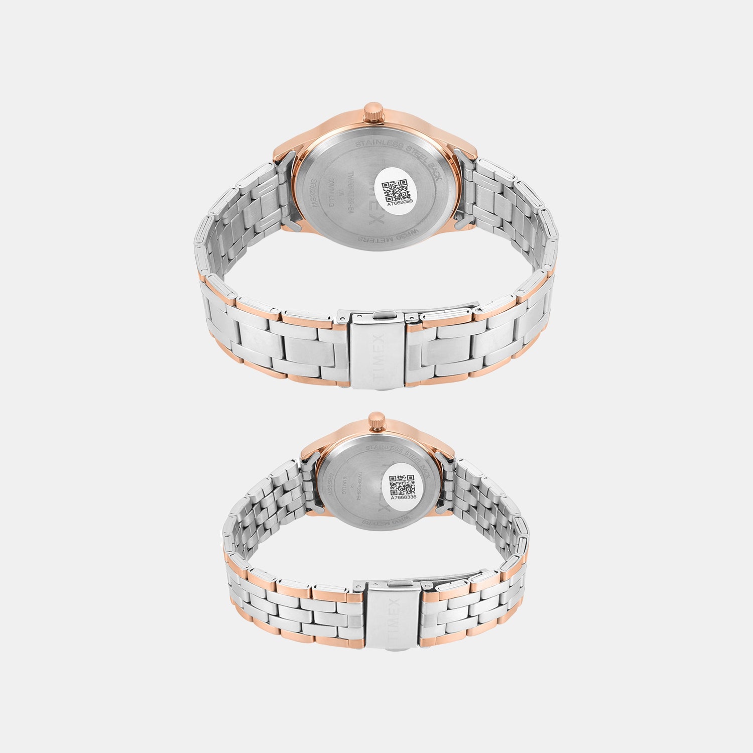 Trendline Couple Quartz Dial Analog Stainless Steel Watch TW00PR359