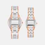 Trendline Couple Quartz Dial Analog Stainless Steel Watch TW00PR359