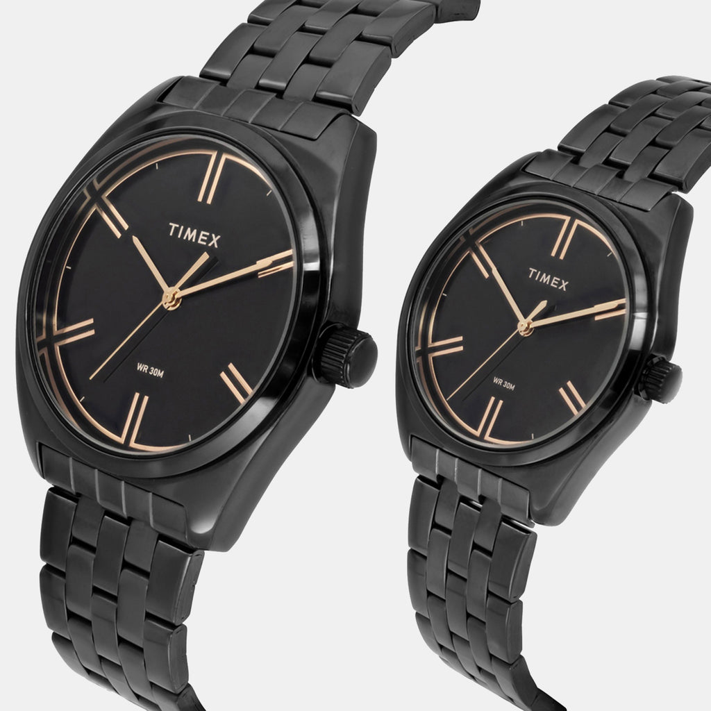 Trendline Couple Quartz Dial Analog Stainless Steel Watch TW00PR361