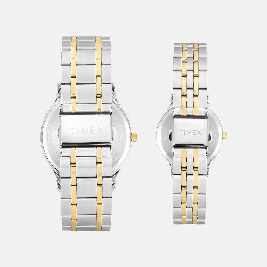 Trendline Couple Quartz Dial Analog Stainless Steel Watch TW00PR363