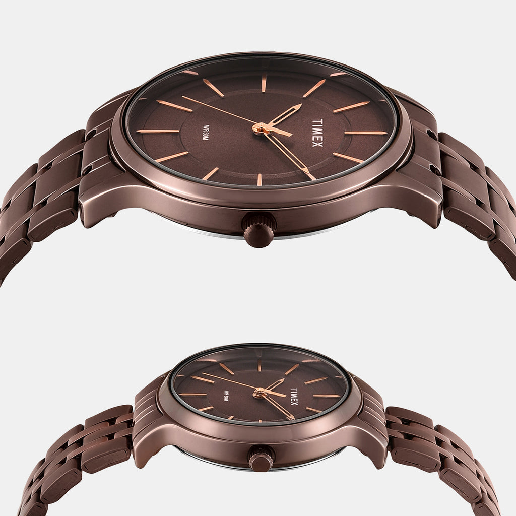 Trendline Couple Quartz Dial Analog Stainless Steel Watch TW00PR364