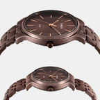 Trendline Couple Quartz Dial Analog Stainless Steel Watch TW00PR364