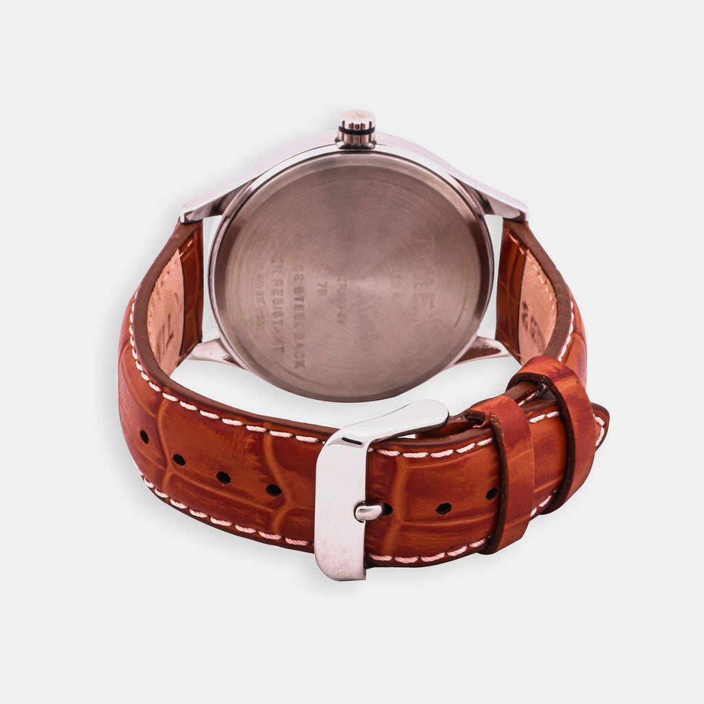 Classics Men Quartz White Dial Multi-Function Leather Watch TW00ZR542