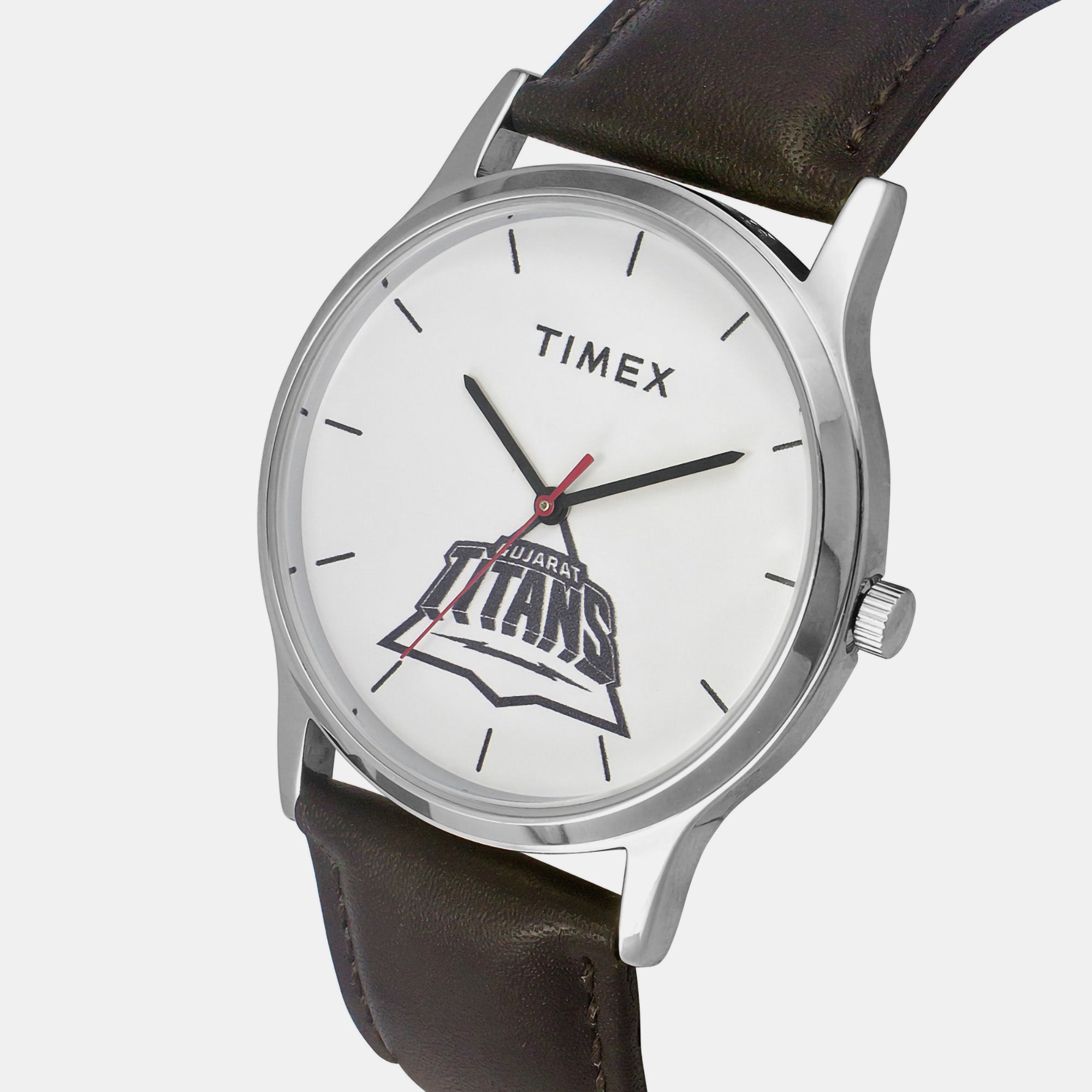 Timex Leather White watch