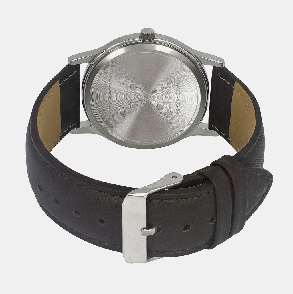 Timex Men Round White watch