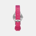 Women Quartz Pink Dial Analog Leather Watch TW022HL20
