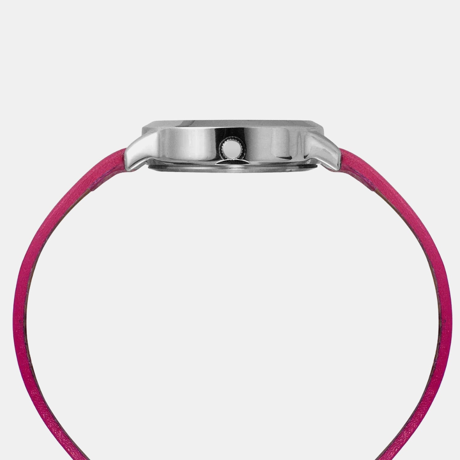 Women Quartz Pink Dial Analog Leather Watch TW022HL20