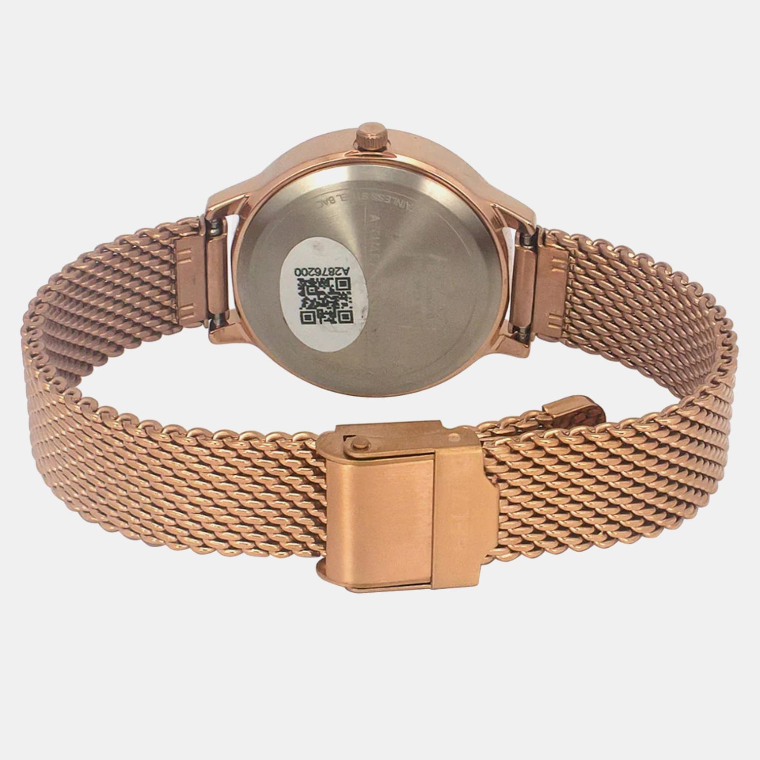 Women Quartz Pink Dial Analog Stainless Steel Watch TW022HL23