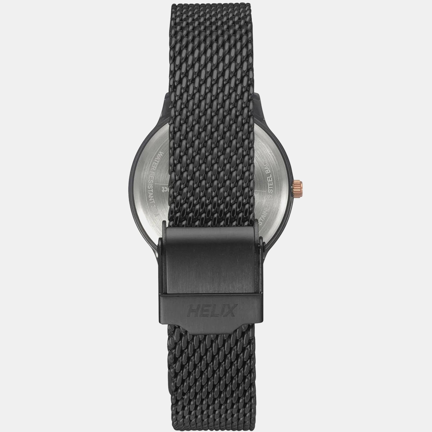 Women Quartz Black Dial Analog Stainless Steel Watch TW022HL24