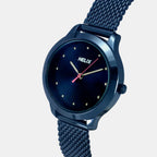 Women Quartz Blue Dial Analog Stainless Steel Watch TW022HL26