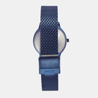 Women Quartz Blue Dial Analog Stainless Steel Watch TW022HL26