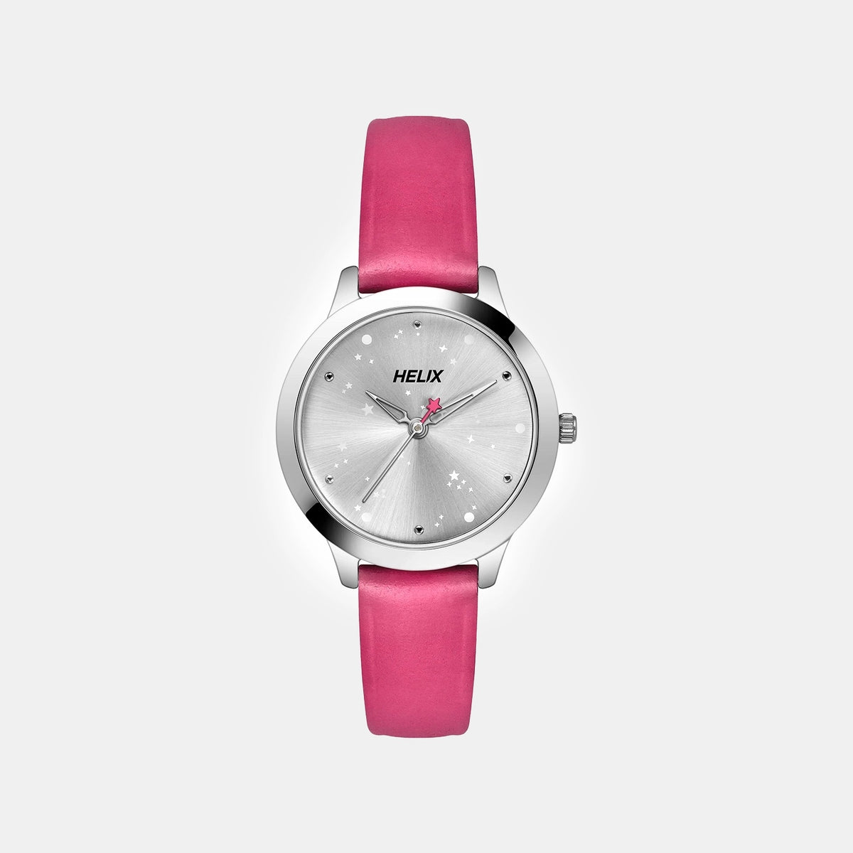 Women Quartz Silver Dial Analog Leather Watch TW022HL29