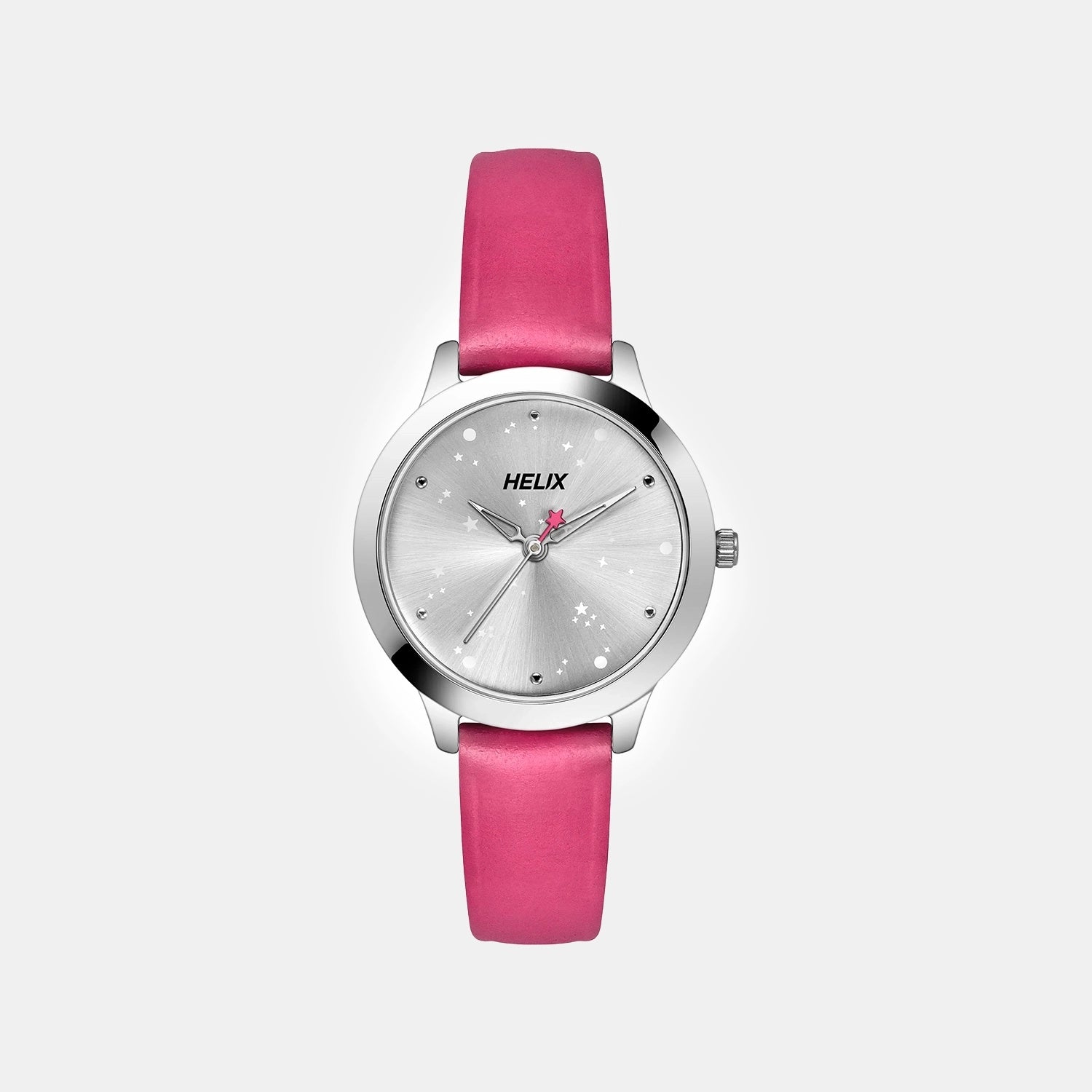 Women Quartz Silver Dial Analog Leather Watch TW022HL29