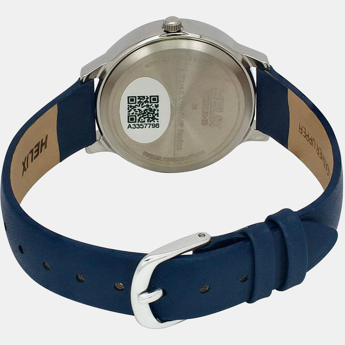 Women Quartz Blue Dial Analog Leather Watch TW022HL30